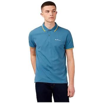 Ben Sherman Polo Polo manches courtes Ben Sherman Signature bleu para hombre