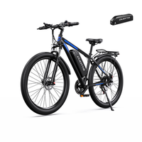 bicicleta de montana electrica duotts c29l con doble bateria 48 v 30 ah 21 velocidadesnegro