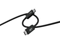 cable - isy iuc-1030 usb-c a thunderbolt 4 08m 40 gbps 8k60hz negro