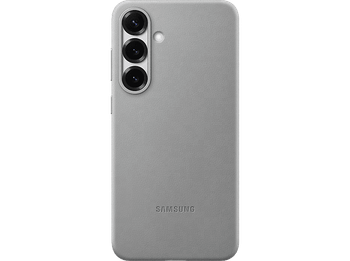 Funda móvil - Samsung Kindsuit, Para Galaxy S25 Plus, Cuero Vegano, Gris