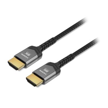 1Life Cable HDMI 2.1 Ultra HD 8K 60Hz 1.8m Negro