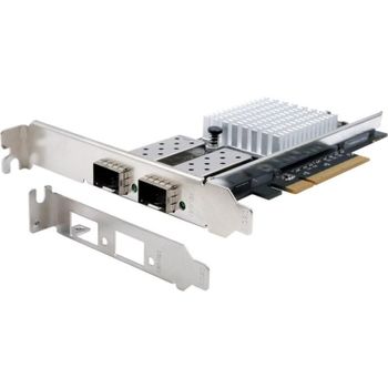 Tarjeta de red Exsys EX-60232 PCI Express x8 10 Gbps doble puerto SFP+