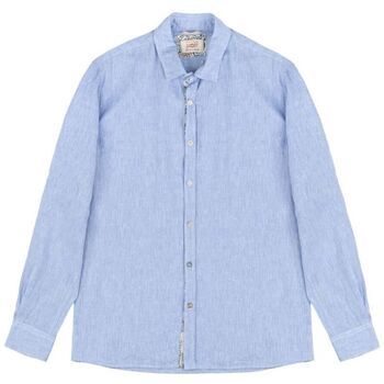 Bob Company Camisa manga larga HOLES T519-AZZURRO para hombre