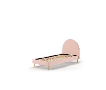 Cama individual infantil moon 97x212x107 rosa