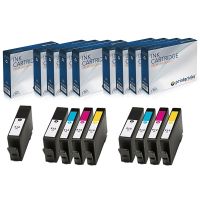 compatible multipack hp officejet pro 8025e printer ink cartridges 9 pack -3yl84ae