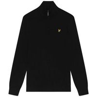 lyle  scott jersey kn2112vc cttn merino qrtr zip jump-z865 jet black para hombre