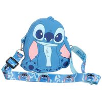 garvalin bandolera bolso bandolera rectangular blue y bingo con purpurina para nina