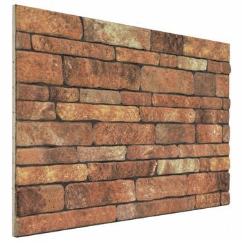 Paneles De Pared 10 Uds. 100 X 50 Cm Marrón Y Blanco Espuma Eps Vidaxl
