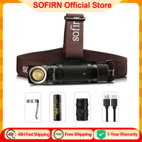 sofirn sp40a tir optica recargable led faro tn-3535 1200lm 18650 faro 18350 angulo linterna con cola magnetica