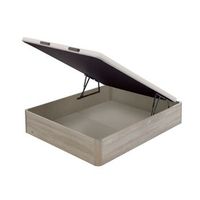 canape abatible flex madera 25 tejido transpirable 3d 140x200 - gris