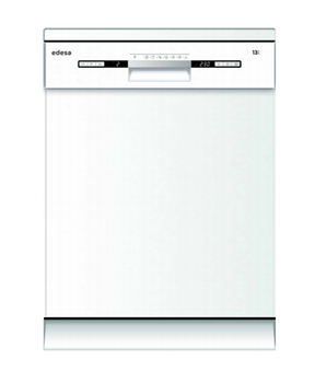 LAVAVAJILLAS 60 CM EDESA EDW-6230 WH /A D 13 CUBIERTOS BLANCO