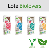 lote turrones biolovers el abuelo 4x 200grs - ecologicos apto