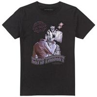 elvis presley camiseta violet vegas para mujer