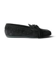 semicouture para mujer y6wz44 mocasines de piel liz negro 41 plano ninguno casual