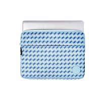 smile blue geometric funda para portatil 13