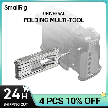 SMALLRIG Herramienta plegable universal multiherramienta para videógrafos, juego de herramientas con nueve herramientas funcionales incluidas multiherramienta para cámara