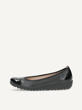 CAPRICE Ballerina, black, made of Leather, Size 41