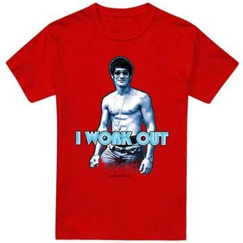 Bruce Lee Camiseta I Works Out para hombre