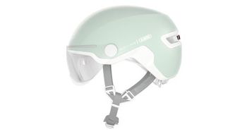 Casco abus hud y ace unisex city verde claro
