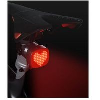 luz trasera de bicicleta para conduccion nocturna luces traseras de bicicleta con 7 modos deteccion de freno y luces led traseras impermeables ipx6 recargables por usb para bicicleta negro