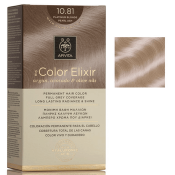 Apivita Tinte My Color Elixir N1081 Rubio Platino Ceniza Perlado
