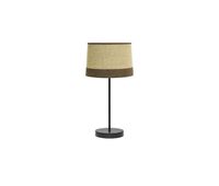 lampara sobremesa metal color marron serie tietar 22cm