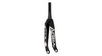 horquilla  p   strong pride racing a  strong   p pex carbon tapered 20   20mm negro plata brillante
