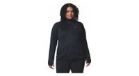 chaqueta polar con cremallera columbia triple canyon negra mujer