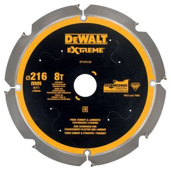 Dewalt Dt1473-qz - Hojas Para Sierra Circular Multi-material 216mm 8t