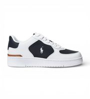 polo ralph lauren para hombre 809931570003 zapatillas masters court de piel blanco marino 37 plano cordones casual