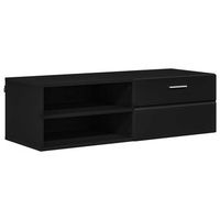 armario de madera 1005 x 39 x 30 cm negro madera de ingenieria vidaxl