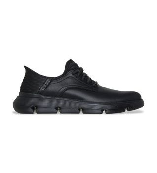 Skechers para hombre. 205046 Zapatillas de Piel Slip-ins Garza Gervin negro (41), Plano, Cordones, Casual