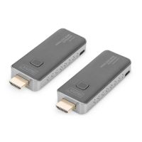 extensor hdmi inalambrico digitus 50 m full hd aes wpa2 micro-usb negro