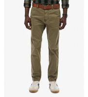 superdry para hombre m7011414a pantalon chino utility marron oscuro 3032 casual algodon