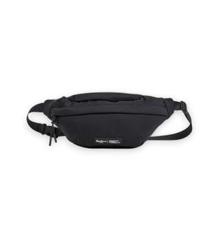 Pepe Jeans para hombre. PM0300028 Riñonera Denzel negro (OSFA), Casual, Poliéster
