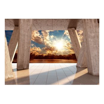 Papel Pintado 3d - Sunny Promenade (150x105 Cm)