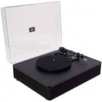 tocadiscos fonestar vinyl-25amp 6 w rms aux traccion por correa usbmp3 negro