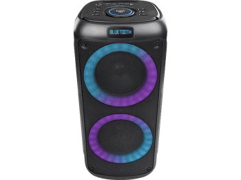 Altavoz de gran potencia - Vieta Pro Party 2, 30W, Con batería, Autonomía 9h, Efecto luces, FM, Karoake, Negro