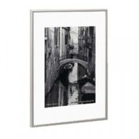 a3 poster displaycert frame satin silver aluminium