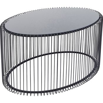 Mesa centro uno negro 60x90cm
