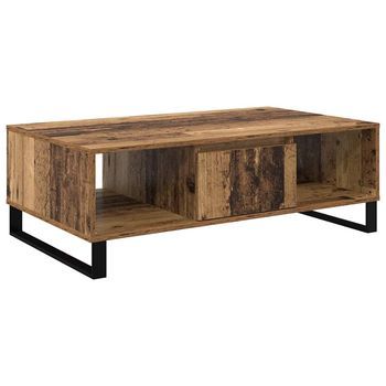 Mesa De Café | Mesa De Centro Madera Vieja 104 X 60 X 35 Cm Madera De Ingeniería