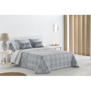 Colcha Bouti Modelo Rivoli Jvr 270x270 Para Cama 180 Cm.