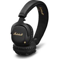 marshall mid anc wireless bluetooth noise-cancelling headphones - black black