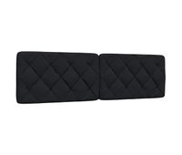 cabecero cama - mueble cabecero acolchado tela negro 180 cm