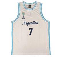 camiseta facundo campazzo argentina baloncesto - peak blanca