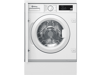 Lavadora integrable - Balay 3TI983B, 8 Kg, 1200 rpm, 13 programas, Motor Extra silencio, Blanco
