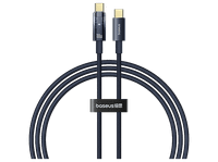 cable usb - baseus power-off explorer lightning usb-c 100 cm 100w apagado automatico carga ultrarrapida azul