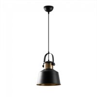 lampara colgante retro momo 26 negro
