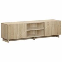 soporte de tv 140 x 345 x 40 cm roble sonoma vidaxl