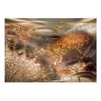 papel pintado 3d - dandelions world gold 250x175 cm